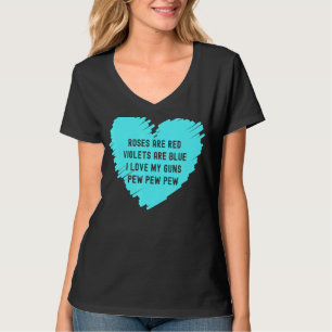 Rose sind rote Violetten sind blau I Liebe meine G T-Shirt