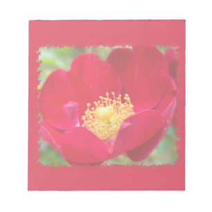 Rose sind roter Notepad Notizblock