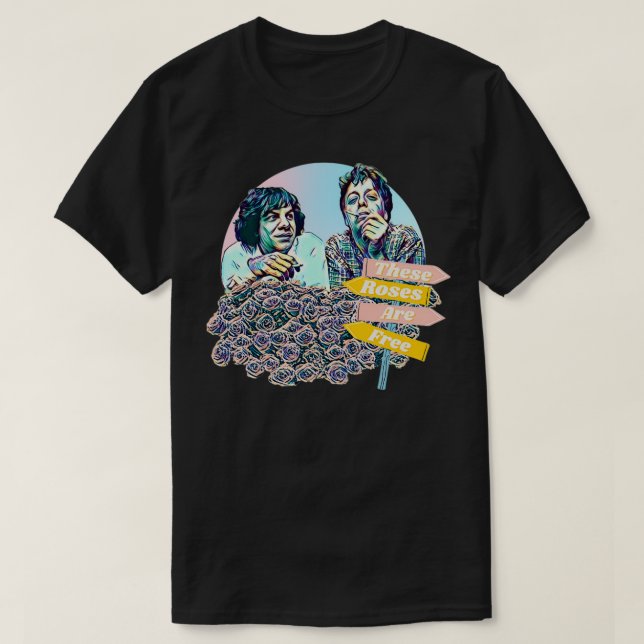 Rose sind wöchentlich kostenlos T-Shirt (Design vorne)