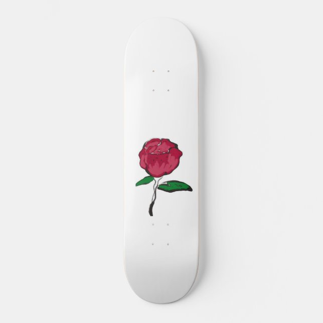 Rose Skateboard (Vorderseite)