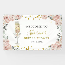 Rose Soiree Brautparty Banner