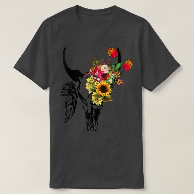 Rose Sonnenblume Graph T-Shirt (Design vorne)