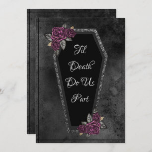 Rose Sparkle Til TodesHalloween Save The Date
