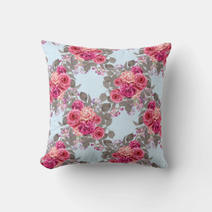 Rose Spray Decorative Kissen