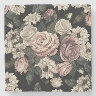 Rose Steinuntersetzer