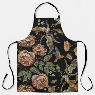 Rose Stickerei, Renaissance Stil. Schürze