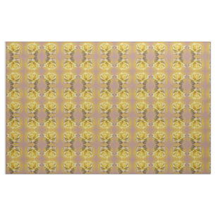 Rose Stoff Gelb Rose Stoff Gold Blume Stoff