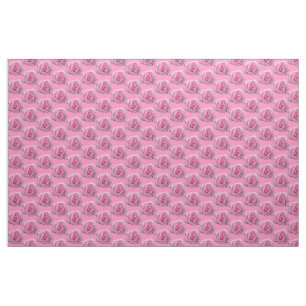 Rose Stoffe rosa Rosengewebe Baumwolle oder Polste