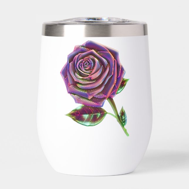 Rose surdimensionné stylisé - Fêtes (Avant)