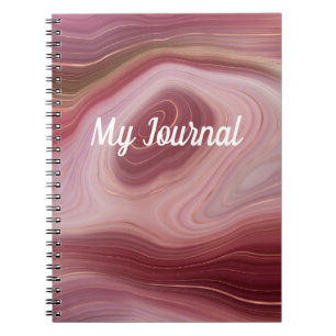 Rose Swirled Journal Notizblock