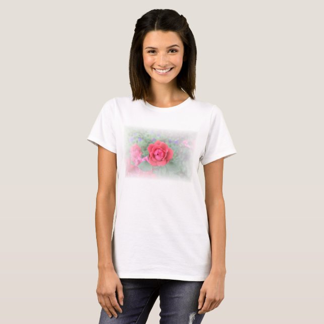 Rose T - Shirt (für sie) (Vorne ganz)