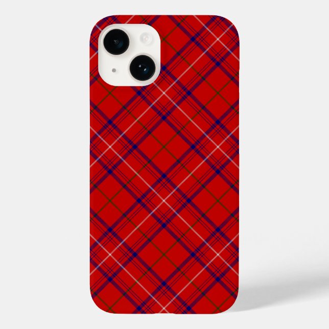Rose Tartan Rot kariert Case-Mate iPhone 14 Hülle (Rückseite)
