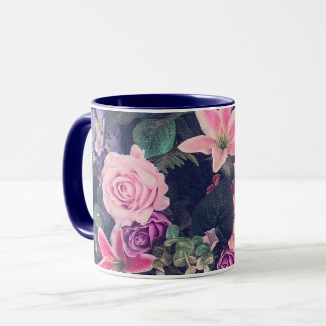 Rose Tasse (Vorderseite Links)