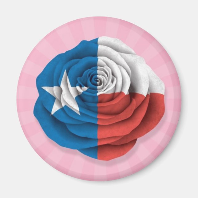 Rose Texas - Rosa Magnet (Vorne)