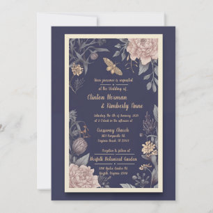Rose & Thistle Wedding Einladung