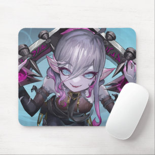 Rose Thorn Gaming Mousepad Little Fury Monster