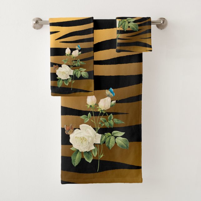 Rose Tigar de luxe moderne Black Gold (En situation)