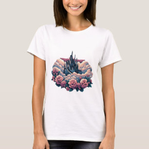 Rose-Tinted Castle Dreams" T-Shirt
