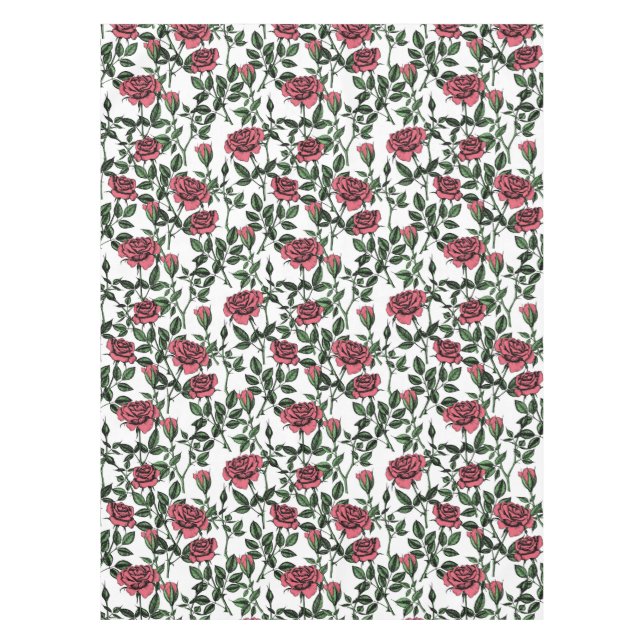 Rose Tischdecke (Vorderseite)