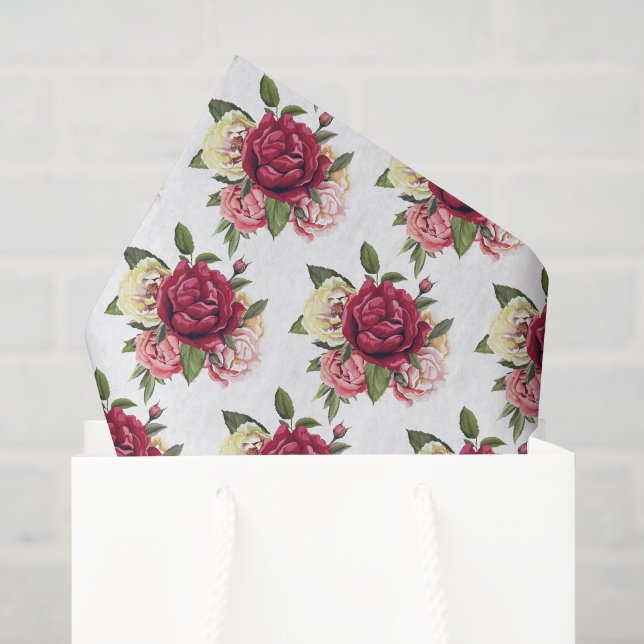 Rose Tissue Paper Seidenpapier (Geschenktüte)