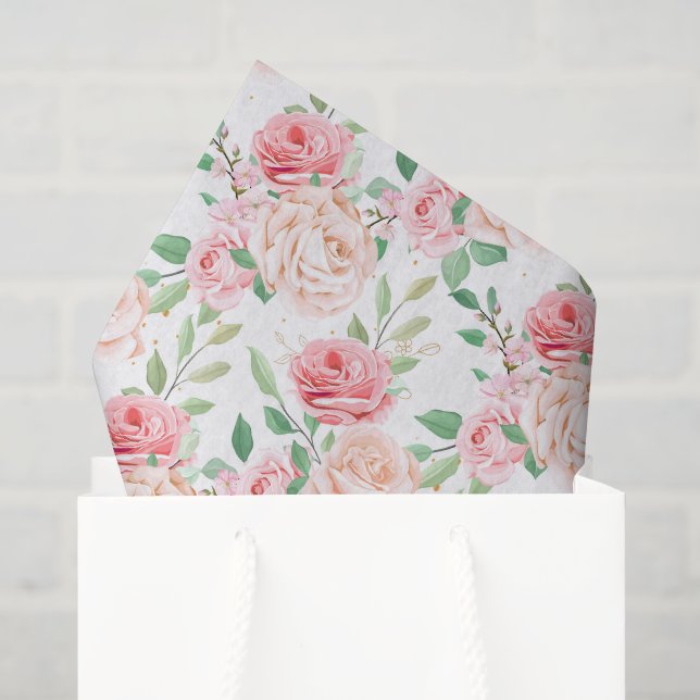 Rose-Tissue-Papier Seidenpapier (Geschenktüte)