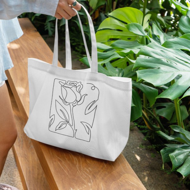 Rose-Tote-Beutel Tragetasche (Von Creator hochgeladen)