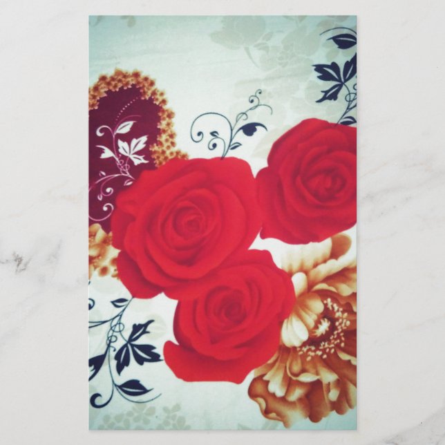 Rose Touch Briefpapier (Vorderseite)
