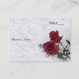 Rose träumen Hochzeitstisch Platzkarte