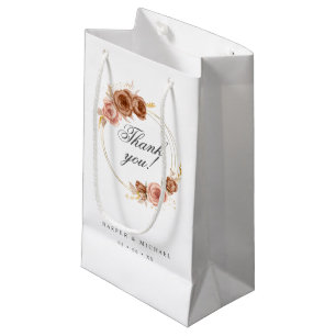 Rose Trauung danke Kleine Geschenktüte