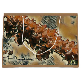 Rose Tree Art Große Geschenktüte