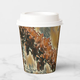 Rose Tree Art Pappbecher