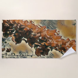 Rose Tree Art Strandtuch