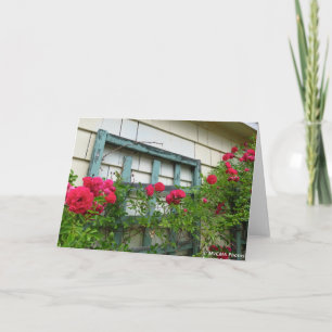 Rose Trellis - Martha's Vineyard Card Karte