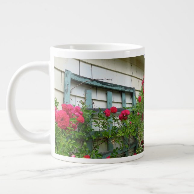 Rose Trellis - Martha's Vineyard Jumbo-Tasse (Links)