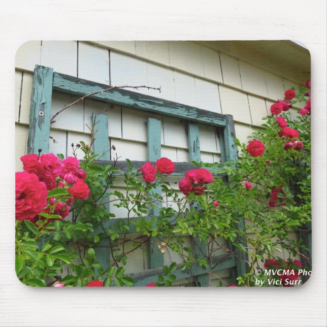 Rose Trellis - Martha's Vineyard Mousepad (Vorne)