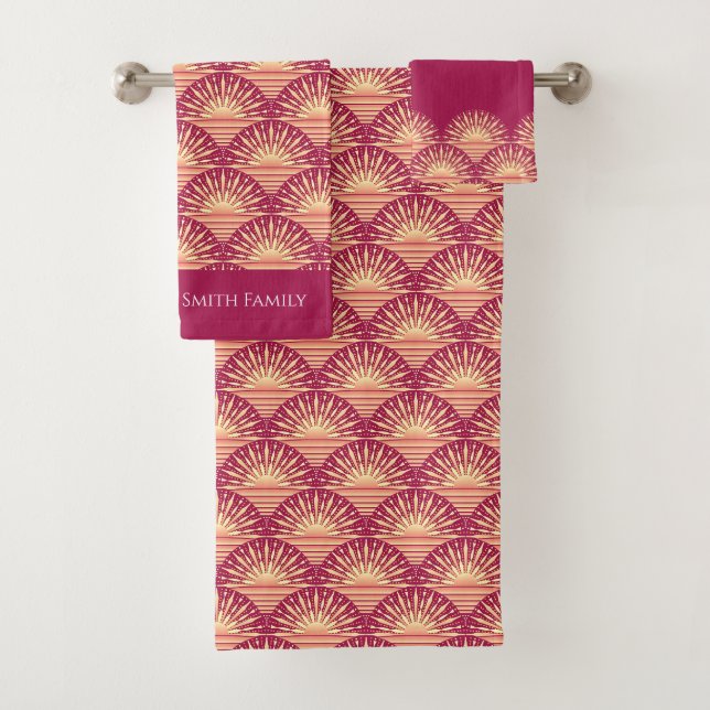 Rose Tropical Boho Rose Gold coucher / lever du so (En situation)