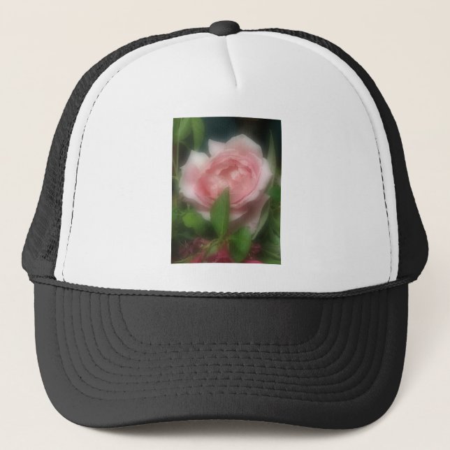Rose Truckerkappe (Vorderseite)