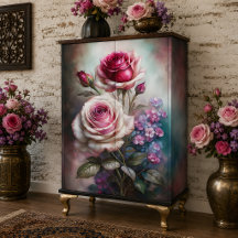 Rose Twilight Garden Decoupage