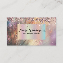 Rose Ulrica Parties scintillant Halo Carte de visi
