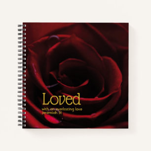 Rose Unbeständige Liebe CHRISTLICH Notizbuch