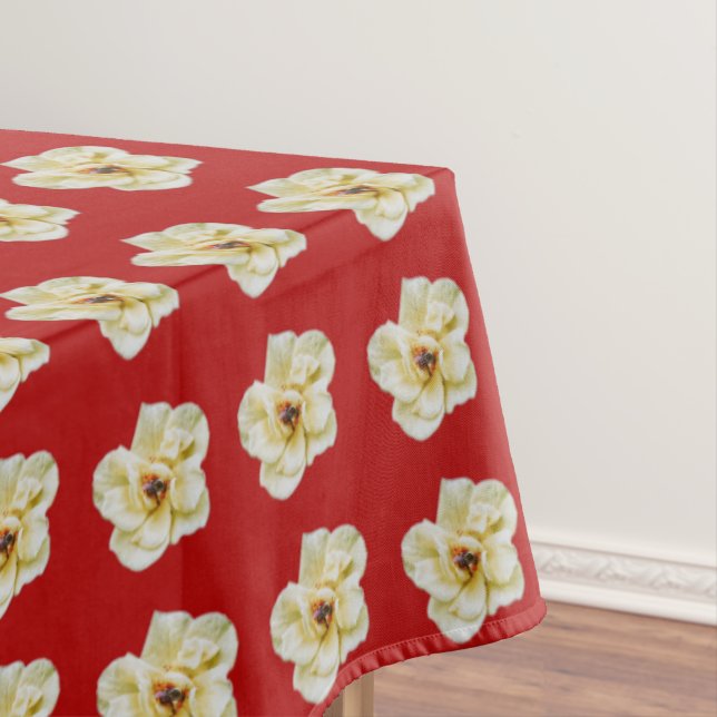 Rose und Biene Tischdecke (Beispiel)