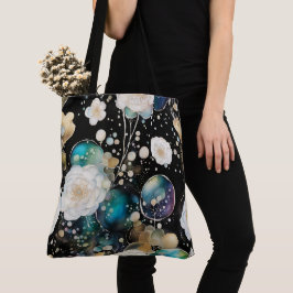 Rose und Blasen Abstrakt Tasche