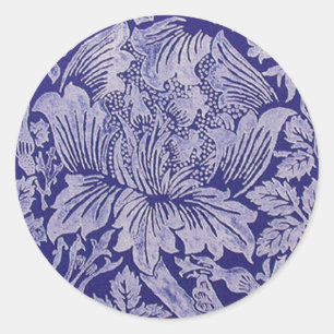 Rose und Distel von William Morris Aufkleber