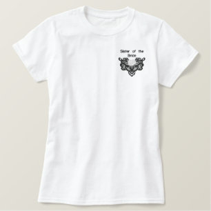 Rose und Elendsviertel Besticktes T-Shirt