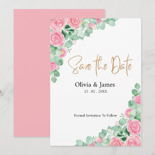 Rose und Eukalyptus Wedding