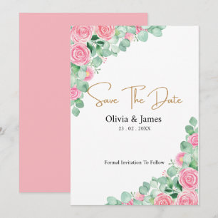 Rose und Eukalyptus Wedding