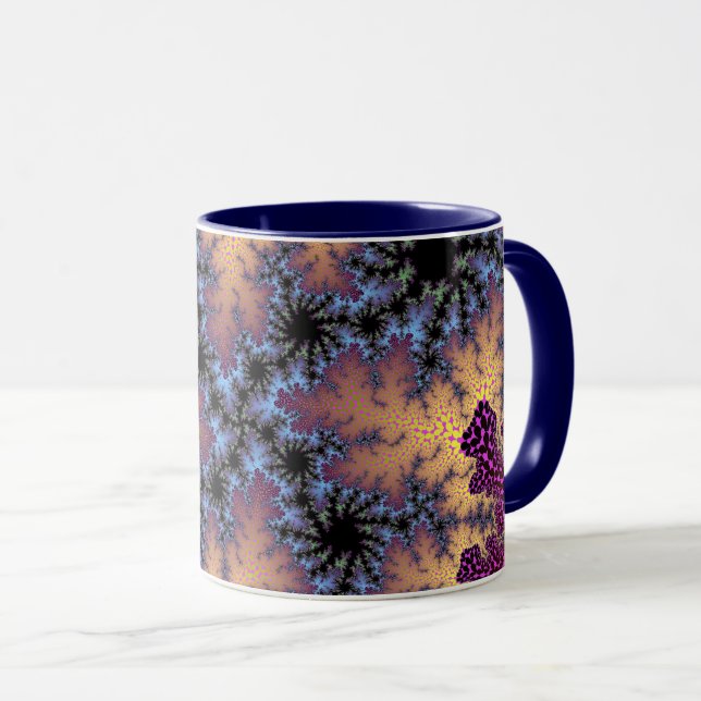Rose und Fleckchen Tasse (VorderseiteRechts)