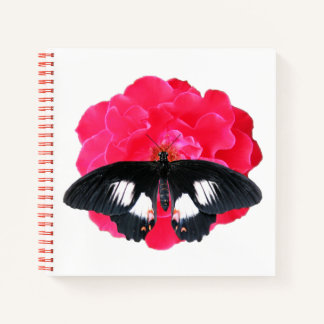 Rose und Frack Notizbuch