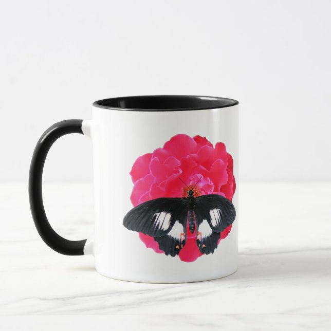 Rose und Frack Tasse (Links)