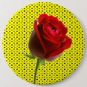 Rose und Gelb Button